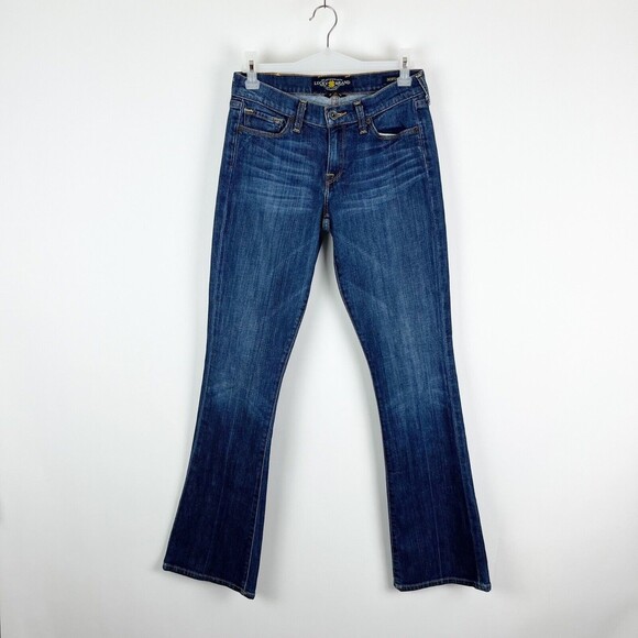 Lucky Brand Sofia Boot Cut Medium Wash Low Rise Y2K Jeans Size 2/26 - Picture 1 of 16